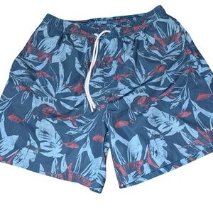 HUK PURSUIT OCEAN PALM VOLLEY SWIM SHORTS Mens M Medium